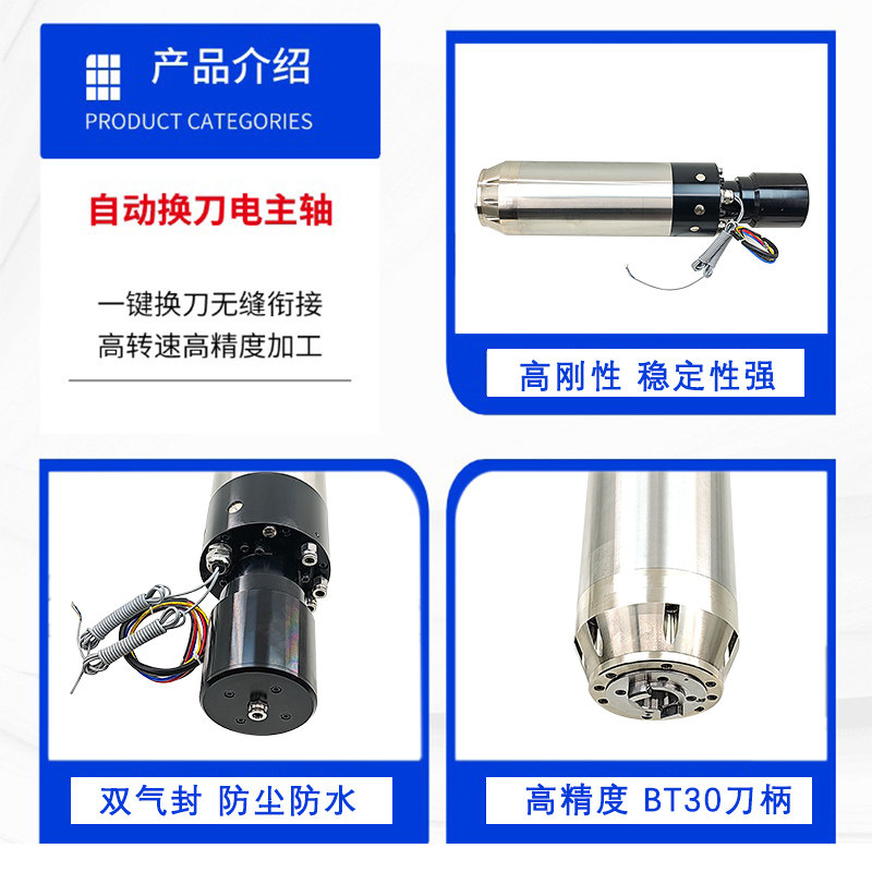 5.5KW 7.5KW Automatic Tool Cha - Cnc Spindle Motor review and price
